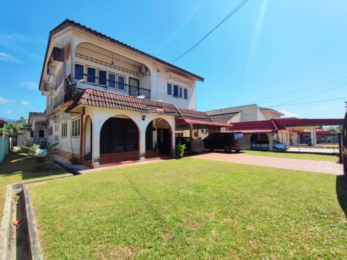 Ejen Hartanah Ipoh-Rumah Banglo (2)Tingkat Untuk Dijual Di Taman Meru 2A-